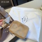 Prada Re Nylon Padded Tote Bag Beige 23Cm 1Bg373 Rdjn F0F24 V O1O - Image 7