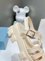 Prada Rubber Monolith Sandals Quartz 1X853M 3Lkk F0482 F Dd55 - Image 6