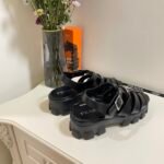 Prada Monolith Foam Rubber Sandals Black 1X853M 3Lkk F0002 F 055 - Image 3
