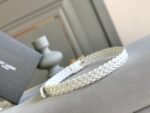 Saint Laurent Genuine Leather Universal White And Gold Belt - Image 5