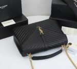 Saint Laurent Medium College Shoulder Bag Black 24Cm 600278Brm071000 - Image 6