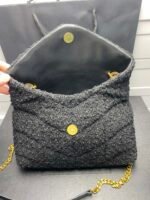 Saint Laurent Small Loulou Boucle Bag Black 23Cm - Image 7