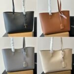 Saint Laurent Shopping Leather Beige 37Cm 600281Csv0J2721 - Image 3