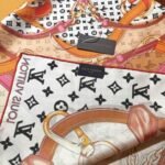 Louis Vuitton Flower And Straps Square In White 90Cm M77177 - Image 5