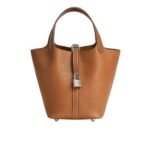 Hermes Picotin Lock 18 With Charm Brown 18Cm