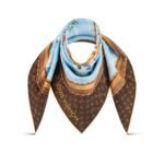 Louis Vuitton Lv Marina 90 Scarf In Brown 90Cm M78195