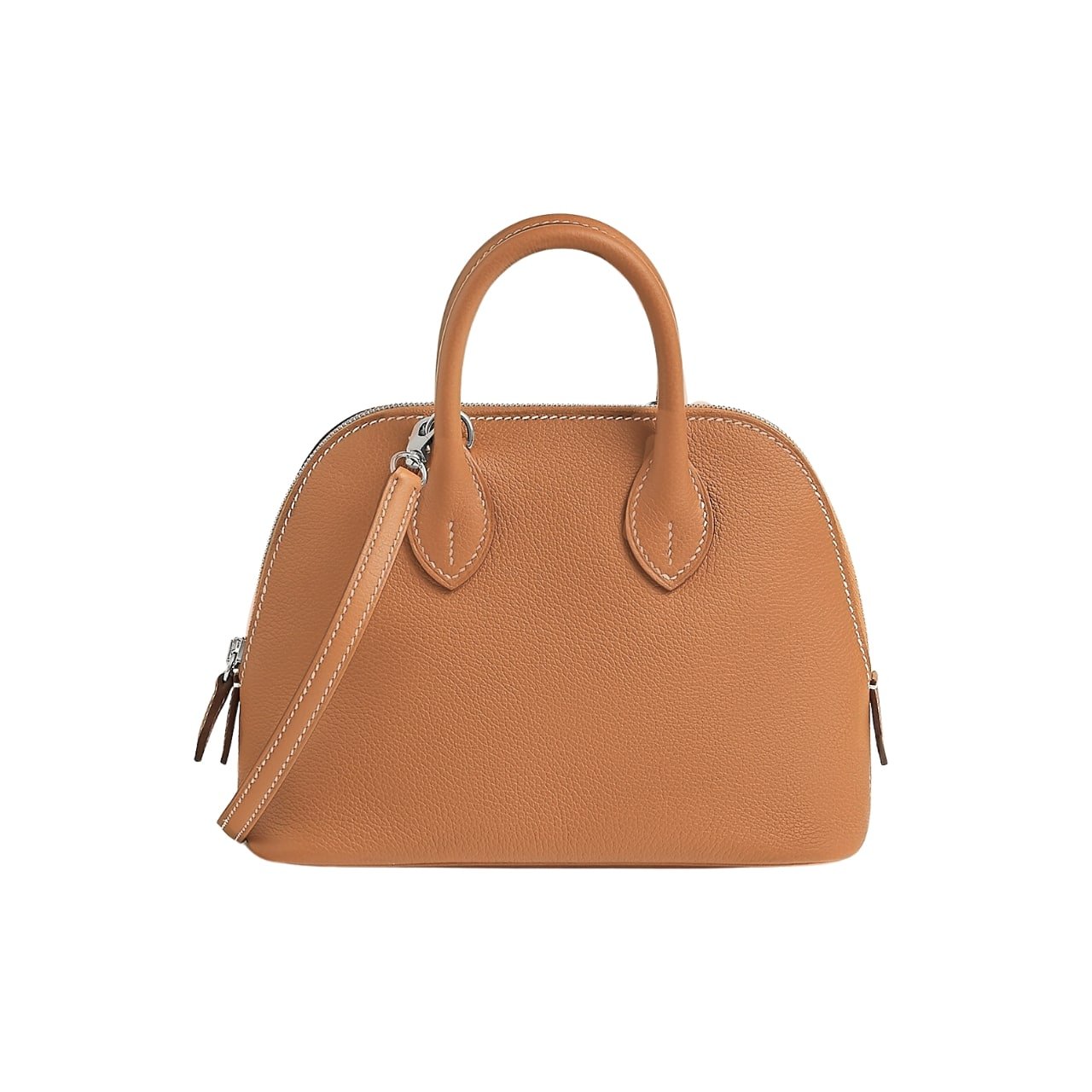 TBNB-2-12-1 Hermes Bolide 1923 Mini Bag Calfskin Brown 18Cm H075180Ck37 - Image 1