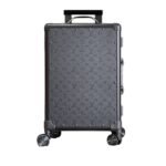 Louis Vuitton Horizon Rolling Trunk Suitcase Monogram Eclipse Coated Canvas Black 55Cm