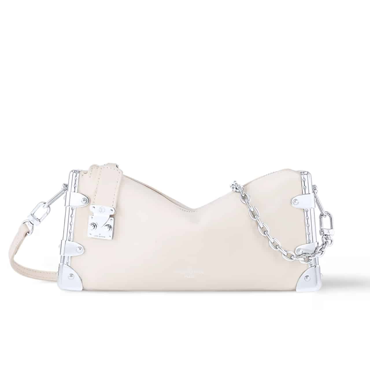 TBNB-3-25 Louis Vuitton Slim Trunk Bag White 23Cm - Image 1