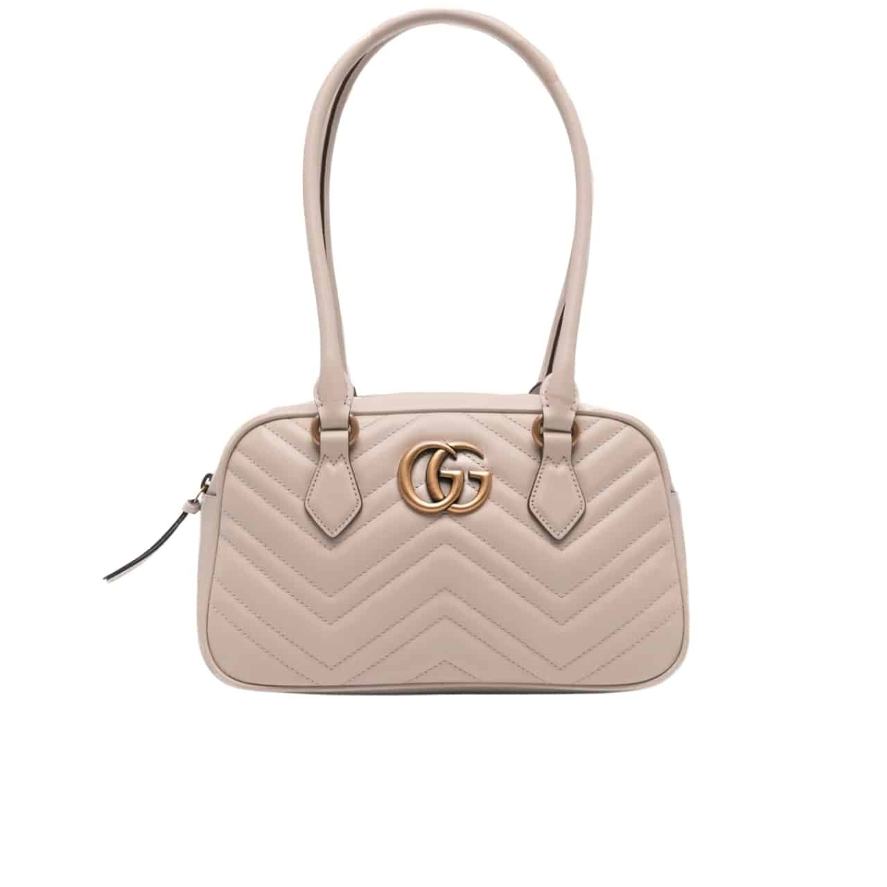 TBNB-3-6-1 Gucci Marmont Small Top Handle Bag Pink 25Cm - Image 1