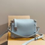 Louis Vuitton Side Trunk Mm Grained Calf Leather Bleu Olympe 23Cm M25067 - Image 2