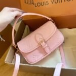 GIFT SET: LOUIS VUITTON NANO DIANE BAG PINK OPALE & LISA WALLET PINK - Image 2