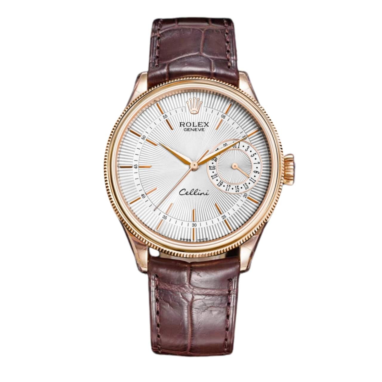 TBNB1-3-1-1 Rolex Cellini Date White Dial And Everose Gold 39Mm 50515 0008 - Image 1