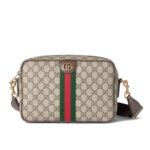Gucci Ophidia Medium Crossbody Bag Beige And Dark Brown 28Cm 834468 Faeof 9745