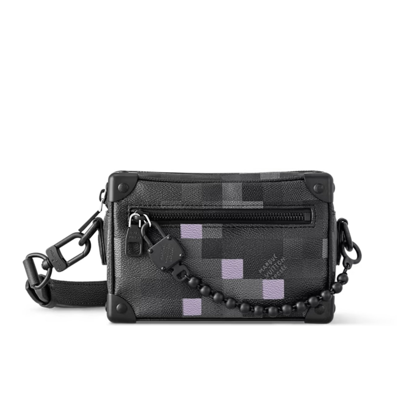 Thumbnail-10-12-2 Louis Vuitton Mini Soft Trunk Box Bag Black 18Cm M14922 - Image 1