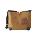 Louis Vuitton Odéon MM Monogram Beige Suede 30Cm