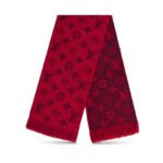 Louis Vuitton Logomania Shine Scarf Red 180Cm M72432
