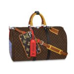 Louis Vuitton Keepall Bandouliere 50 Brown 50Cm M56855