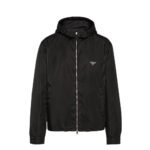 Prada Re Nylon Hooded Blouson Jacket Black Sgb685 1Wq8 F0002 S 211