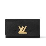 Louis Vuitton Twist Wallet Black 19Cm M80690