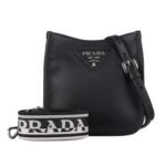 Prada Leather Mini Shoulder Bag Black 20Cm 1Bh191 2Dkv F0002 V 3Oo