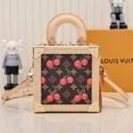 Louis Vuitton X Takashi Murakami Mini Square Trunk Cherry Monogram Brown 17Cm M14040 - Image 2
