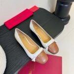 Valentino Valet Du Roi Ballerina In Kidskin In Butter 7W2S0Mr8Ddt Aha - Image 3