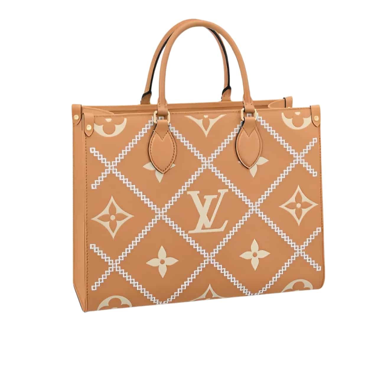 Thumbnail-54-6 Louis Vuitton Onthego Mm Monogram Arizona Brown 41Cm M46015 - Image 1