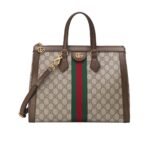 Gucci Ophidia Large Tote Bag Beige Ebony 33Cm 524537 K05Nb 8745