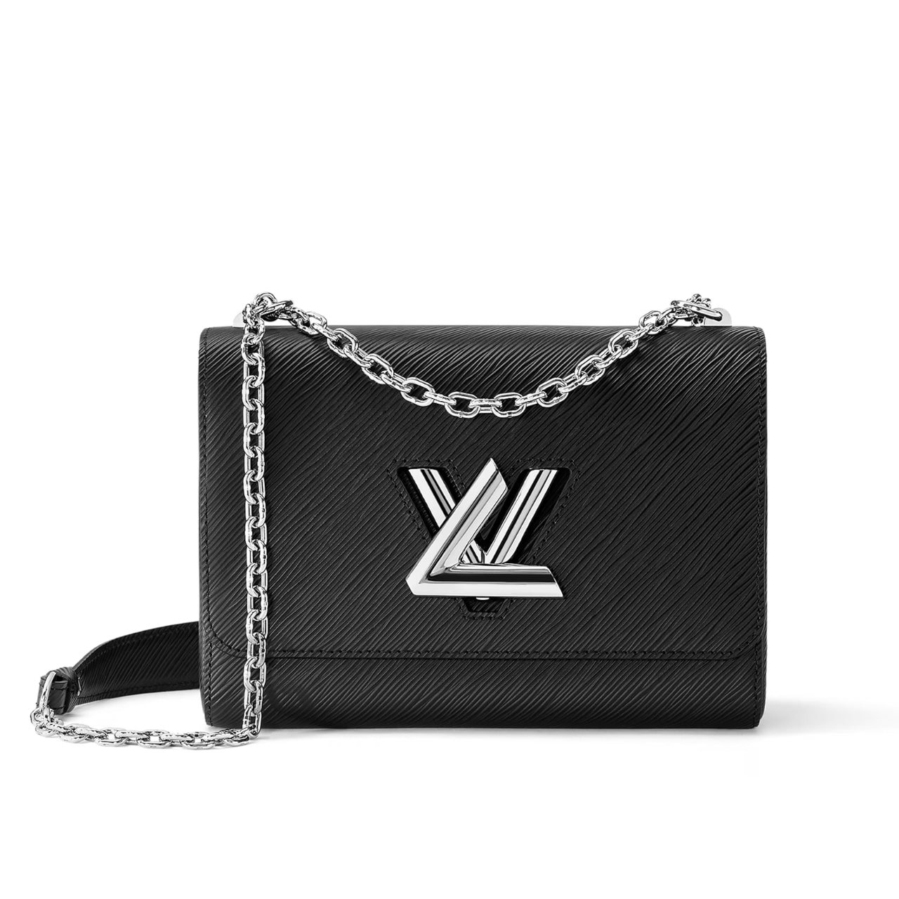 Thumbnail-8-13 Louis Vuitton Twist Mm Bag Black 23Cm M21110 - Image 1