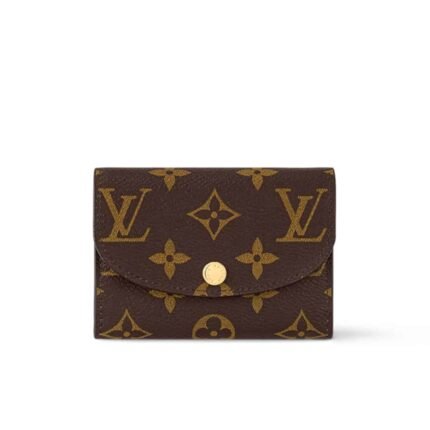 Louis Vuitton Rosalie Coin Purse Monogram Cavas Rose Ballerine 11Cm M62361