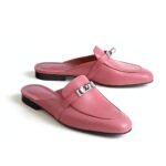 Hermes Oz Mule Rose Aphrodite H211157Z 8H365