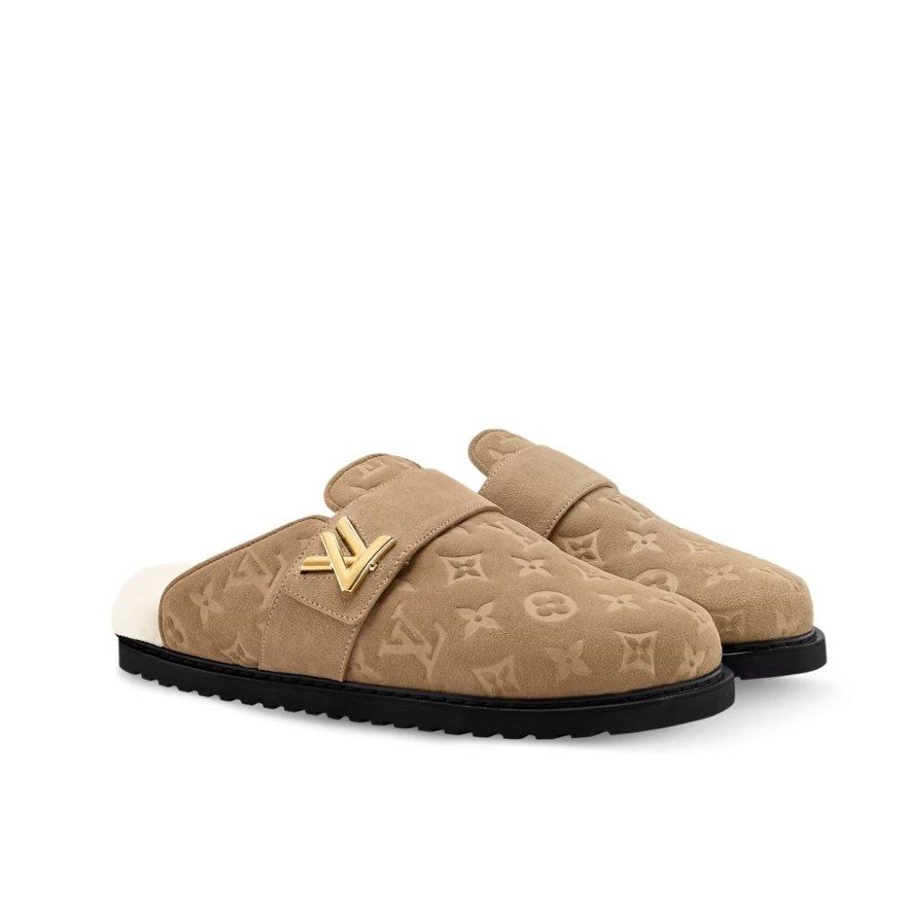 Thumbnail-9-13-1 Louis Vuitton Lv Cosy Comfort Clog Beige 1Aitua - Image 1