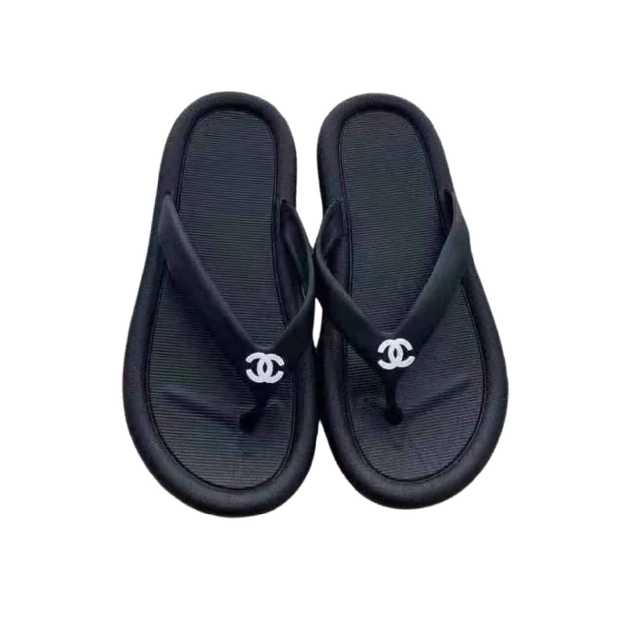 Thumbnail-9-3-1 Chanel Flip Flop Sandals Black - Image 1