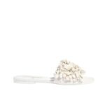 Chanel Mules Suede Strass White G46231 B19043 Naeya