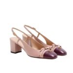 Valentino Garavani Valet Du Roi Slingback Pump Rose Cannelle And Garnet 7W2S0Mh9Ddt Agm