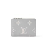 Louis Vuitton Lisa Wallet Bicolor Monogram Brume Gray 11Cm M13797