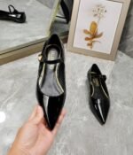Valentino Garavani Tiptoe Patent Leather Ballet Flats Black 2W2S0Gc3Eru0No - Image 6