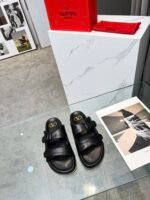 Valentino Garavani Vlogo Sandal Black - Image 10