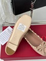 Valentino Garavani Rockstud Patent Leather Ballerina Rose Cannelle 3W2S0Hq5Vnw Gf9 - Image 2