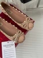 Valentino Garavani Rockstud Patent Leather Ballerina Rose Cannelle 3W2S0Hq5Vnw Gf9 - Image 4