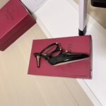 Valentino Garavani Rockstud Wispy Mule In Calfskin Black - Image 6