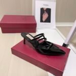 Valentino Garavani Rockstud Wispy Mule In Calfskin Black - Image 5