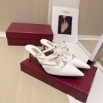 Valentino Garavani Rockstud Wispy Mule In Calfskin White 4W0S0Jb1Act 098 - Image 4