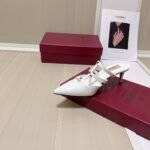 Valentino Garavani Rockstud Wispy Mule In Calfskin White 4W0S0Jb1Act 098 - Image 2