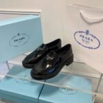 Prada Patent Leather Loafers Black 1D329N 069 F0002 F 025 - Image 3