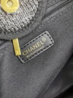 Chanel Deauville Large Shopping Bag Black 39Cm A66941 B05086 94305 - Image 5