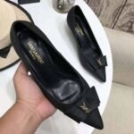 Saint Laurent Women’s Anais Bow Pumps In Black - Image 3