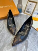 Louis Vuitton Cherie Pump Black Brown 1A8N7F - Image 7