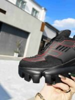 Prada Cloudbust Thunder Knit Black Red 2Eg293 3Lgn F0002 - Image 5